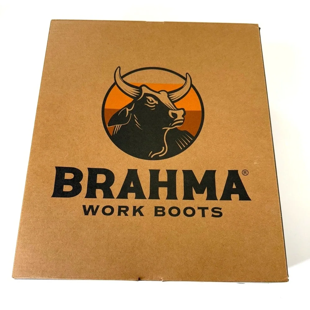 6.5 Wide, Mens  Work Boot BRAHMA, BRAVO Waterproof, Oil Resistant, Tan NIB